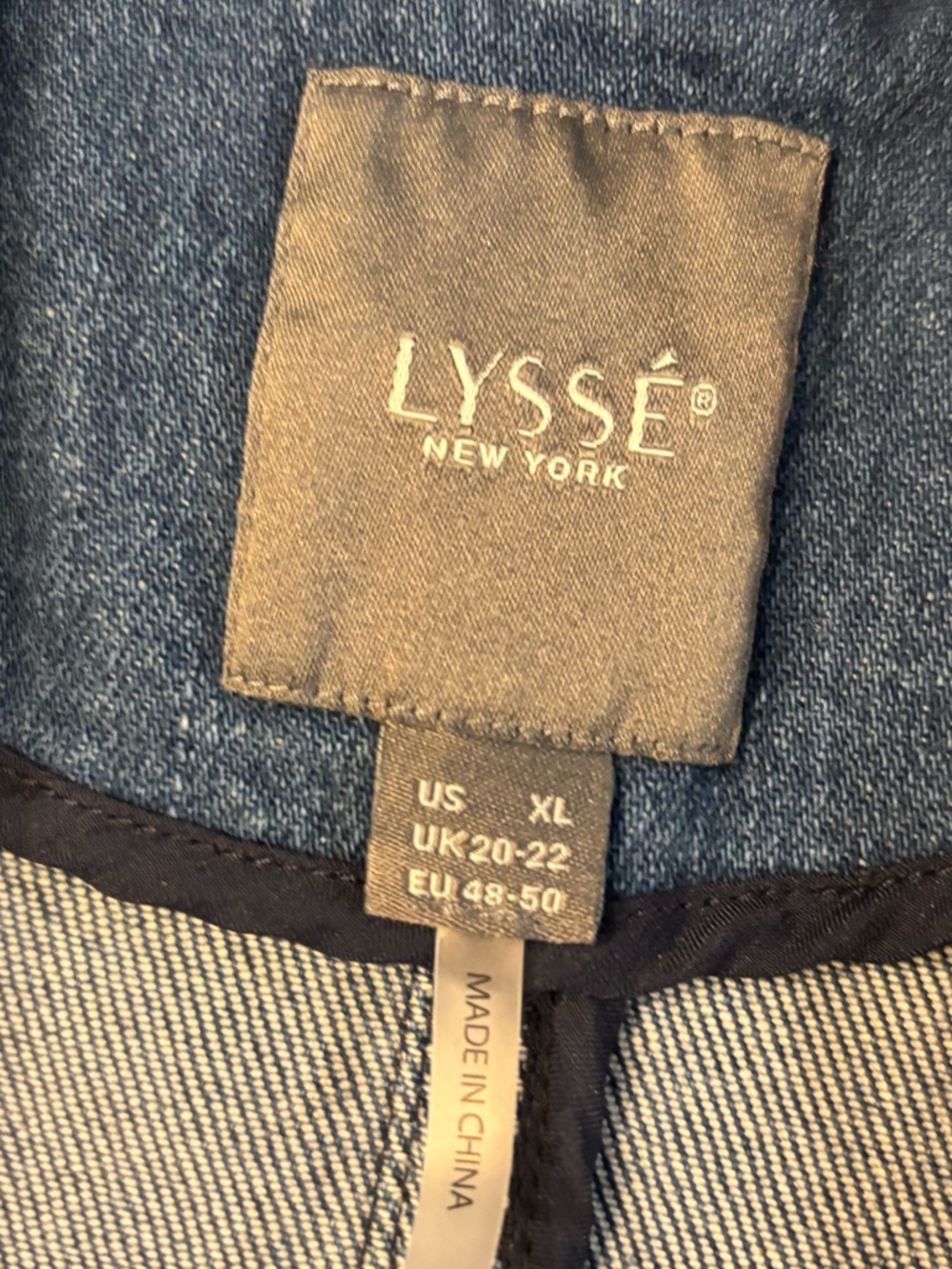 Lysse Jeanne Crop Trench Jacket women’s size XL - Picture 5 of 9